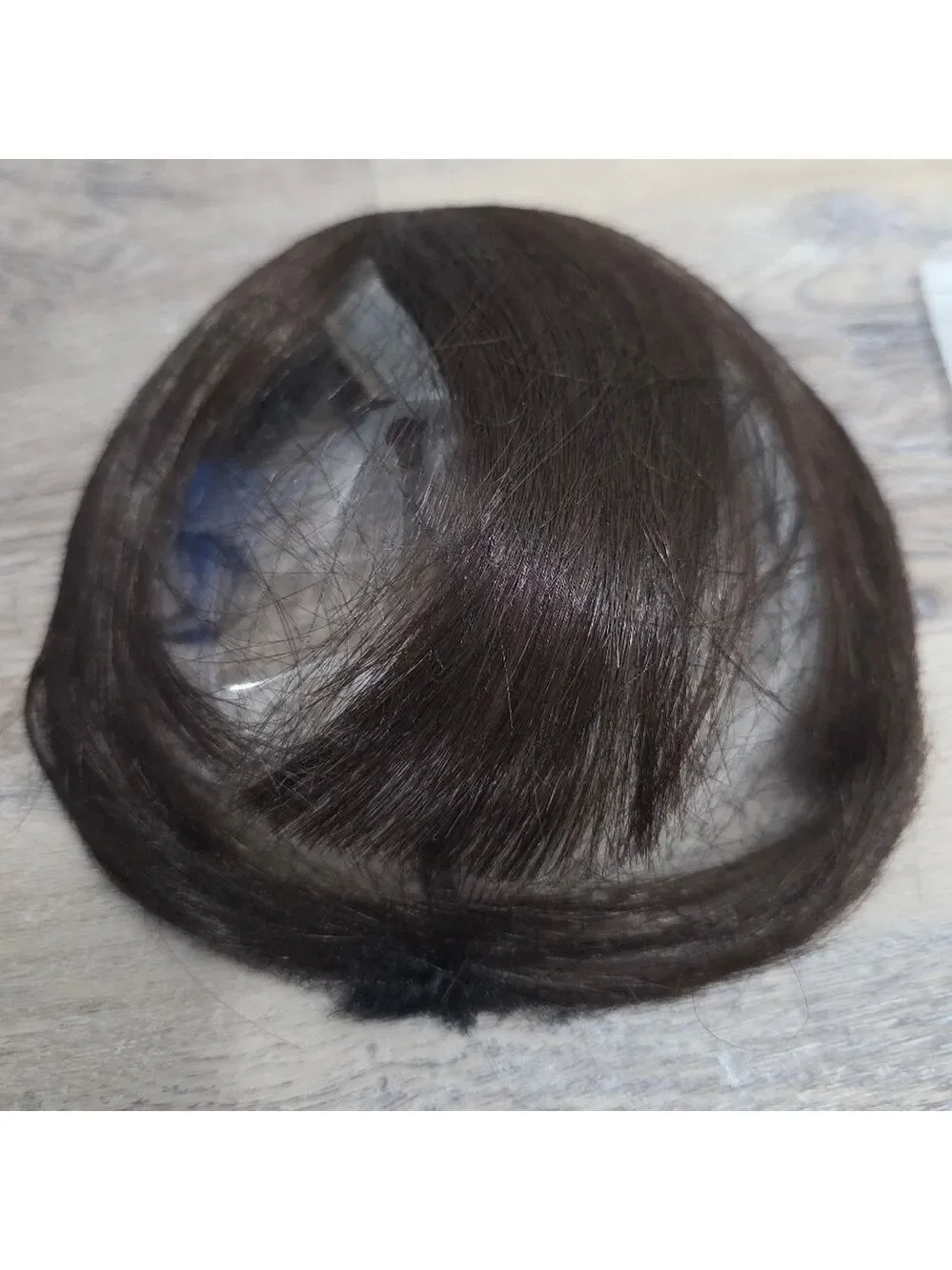 Wodelanle Clip-In Straight Bangs Hair Extension Dark Brown 10” – New